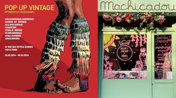 pop up vintage et boutique éphémère